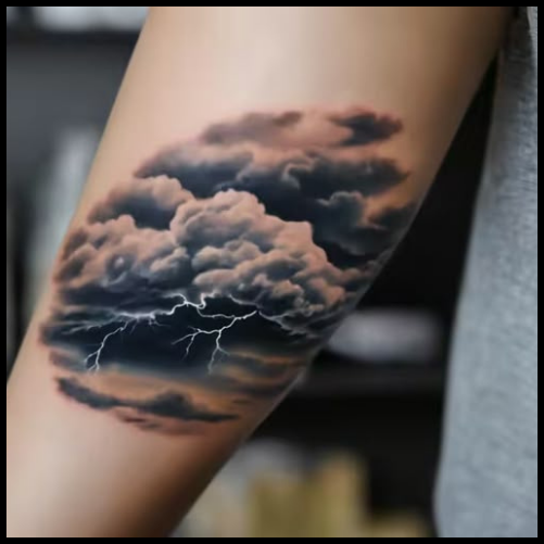 Storm Cloud Tattoo